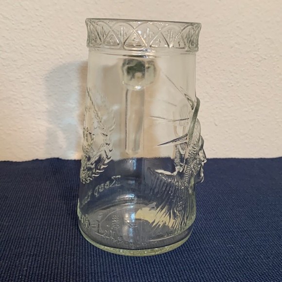 Collectible Vintage Centennial 1886/1986 Statue of Liberty Clear Glass Mug - Picture 2 of 9